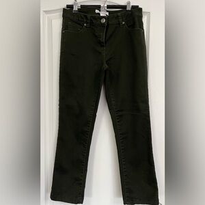 Cleo Women’s Dark Olive Green Everybody Jeans Size 4